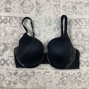 Victoria’s Secret Bra Body By Victoria Lined Perfect Coverage Black Size 36DD